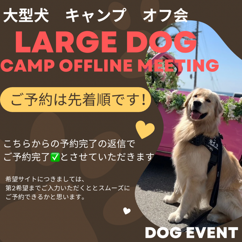 大型犬キャンプオフ会🐾